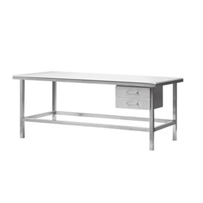 Stainless Steel Table with Drawer