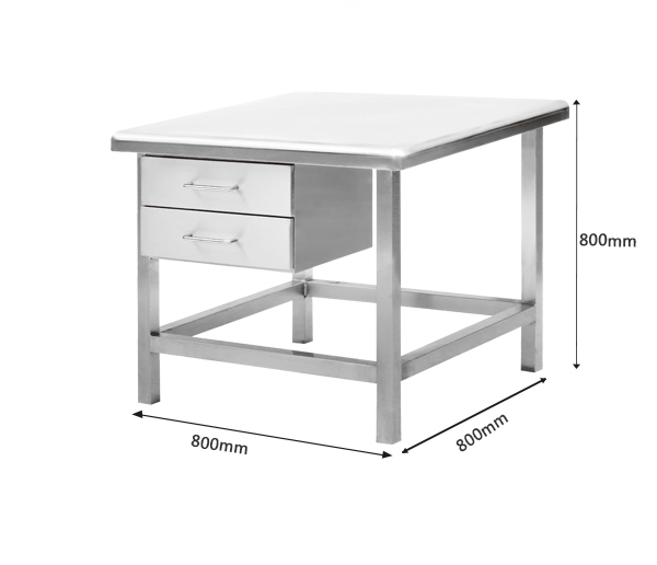 stainless-steel-square-table-with-drawers