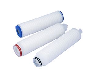 Product features of pleated filter element